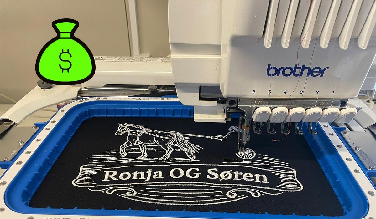 Hvor meget koster broderi på tøj